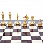Современные подарочные шахматы с металлическими фигурами 48х48 см , фотография 4. Интернет-магазин ЛАВКА ПОДАРКОВ