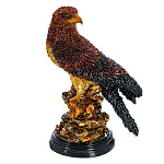 300511-НП Скульптула Янтарная "МОЛОДОЙ ОРЕЛ" 46*30 см