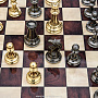 Подарочные шахматы с металлическими фигурами "Стаунтон" 48х48 см , фотография 13. Интернет-магазин ЛАВКА ПОДАРКОВ