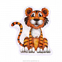 Декоративная наклейка с подсветкой "Тигр" (в ассортименте), фотография 3. Интернет-магазин ЛАВКА ПОДАРКОВ