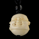 Кулон из бивня мамонта "Будда четырехликий"