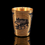 00193462 ЗЛАТОУСТ Стопка  "КАБАН" 