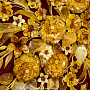 Картина янтарная "Цветы" 124х103 см, фотография 8. Интернет-магазин ЛАВКА ПОДАРКОВ