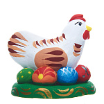 Ковровская игрушка Сувенир-Подсвечник КУРОЧКА 5*5*5см
