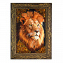 Картина янтарная "Лев" 60х40 см, фотография 5. Интернет-магазин ЛАВКА ПОДАРКОВ