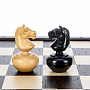 Шахматы с деревянными фигурами 43х43 см, фотография 5. Интернет-магазин ЛАВКА ПОДАРКОВ