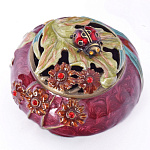 0030879/РС-0521 Традиции ФАБЕРЖЕ ЯЙЦО-ШКАТУЛКА с божьими коровками