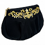 Косметичка "Фантазия". Черная с золотой вышивкой, фотография 4. Интернет-магазин ЛАВКА ПОДАРКОВ