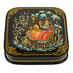 Шкатулка с художественной росписью "Гадание"