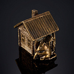 0051962/3,5*2,5см Бронза Колокольчик "ДЕРЕВЕНСКИЙ ДОМ"