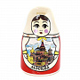 Наперсток керамический "Матрешка. Виды Москвы" (в ассортименте), фотография 4. Интернет-магазин ЛАВКА ПОДАРКОВ