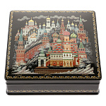 0074664 Лаковая миниатюра Шкатулка "Москва" 15*11*05 см 1460