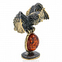 Статуэтка с янтарем "Сова на луне", фотография 4. Интернет-магазин ЛАВКА ПОДАРКОВ