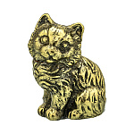 0076948  Сувенир НАПЕРСТОК "КОШКА" , латунь Н10Л НФ-00016011
