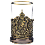 Подстаканник литой "Пётр Первый"