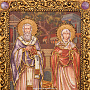 Икона подарочная "Св. Киприан и Иустина Антиохийские", фотография 3. Интернет-магазин ЛАВКА ПОДАРКОВ