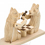 Богородская деревянная игрушка "Медведи шахматисты", фотография 2. Интернет-магазин ЛАВКА ПОДАРКОВ