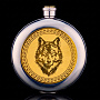 Питейный набор с флягой и стопками "Волк". Златоуст, фотография 5. Интернет-магазин ЛАВКА ПОДАРКОВ