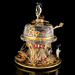  Златоуст Икорница "МОРСКОЕ ЦАРСТВО" + ложечка в П/У