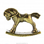 Бронзовая статуэтка "Лошадь-качалка", фотография 1. Интернет-магазин ЛАВКА ПОДАРКОВ