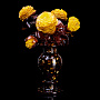 Янтарный букет "Розы с бутонами в вазе", фотография 4. Интернет-магазин ЛАВКА ПОДАРКОВ