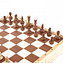 Деревянные шахматы "Неваляшки" 37х37 см, фотография 1. Интернет-магазин ЛАВКА ПОДАРКОВ