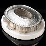  Сувенир Композиция Стадион в миниатюре "ЛУЖНИКИ" в уп.флок 18*15*7см