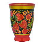 Стакан с росписью. Хохлома