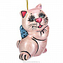 Статуэтка подвесная "Кот с бантом", фотография 1. Интернет-магазин ЛАВКА ПОДАРКОВ