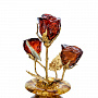 Янтарная композиция "Цветочная ваза. Три бутона", фотография 3. Интернет-магазин ЛАВКА ПОДАРКОВ