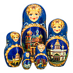 Матрешка "Санкт-Петербург" 5 мест