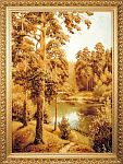 Янтарная картина "У лесного озера" (в ассортименте)