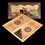 -50*25см  НАРДЫ подарочные "Гусарские" (097м)