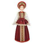 0037911 Кукла "Традиционный девичий летний костюм" стилизация н.20века Россия (0380)