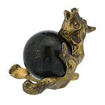 10700 Бронза Скульптура "Медведь с шаром"