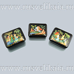 /портсигар/12*9*2см Художественная роспись Шкатулка "Сказка"  /65