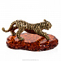 Статуэтка с янтарем "Тигр", фотография 4. Интернет-магазин ЛАВКА ПОДАРКОВ