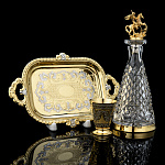 202734 Златоуст НАБОР подар водочн "Эгоист-Георгий Победоносец"в П/У