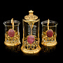 Чайный набор с френч-прессом и подстаканниками. Златоуст, фотография 3. Интернет-магазин ЛАВКА ПОДАРКОВ
