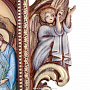 Икона деревянная "Троица" 75х65 см, фотография 5. Интернет-магазин ЛАВКА ПОДАРКОВ