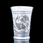 /40050049Д05 Серебро 925 стопка "Рыбки" 52,68