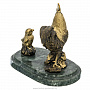 Бронзовая статуэтка "Петух с цыпленком", фотография 5. Интернет-магазин ЛАВКА ПОДАРКОВ