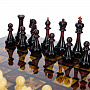 Шахматы с инкрустацией и фигурами из янтаря "Жемчужина Балтики" 42х42 см, фотография 1. Интернет-магазин ЛАВКА ПОДАРКОВ