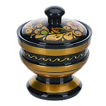 0073183 Хохлома Солонка 85х70 ЦАРСКАЯ (Высшая категория) 25140085070