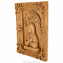 Деревянная резная икона "Святая Дева Мария" 37х26,5 см, фотография 3. Интернет-магазин ЛАВКА ПОДАРКОВ