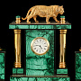 Настольный набор из малахита с позолотой "Тигр". Златоуст, фотография 3. Интернет-магазин ЛАВКА ПОДАРКОВ