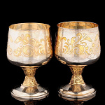 14891/2.3.0026-269,06 Серебро 925° НАБОР Бокалов "Лилия" 2пр. в ПУ 269,06