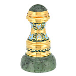 8548 Златоуст Оснастка для ПЕЧАТИ h-5.5см d-5см НЕФРИТ