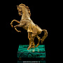 Скульптура из бронзы и малахита "Конь", фотография 4. Интернет-магазин ЛАВКА ПОДАРКОВ