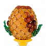 Пасхальное яйцо из янтаря с бисером "Рябина", фотография 2. Интернет-магазин ЛАВКА ПОДАРКОВ